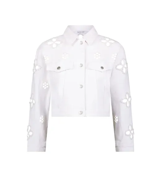 The White Pearl Jean Jacket